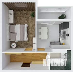 1-к квартира, вторичка, 39м2, 7/8 этаж