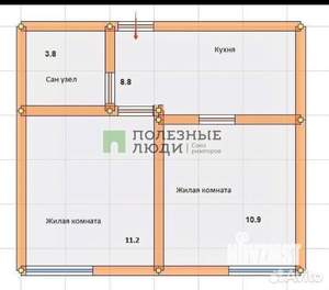 2-к квартира, вторичка, 37м2, 8/9 этаж