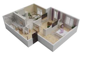 2-к квартира, вторичка, 65м2, 4/8 этаж
