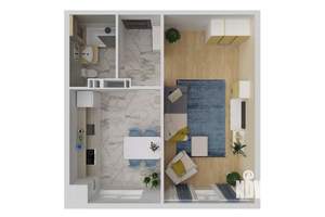 1-к квартира, вторичка, 36м2, 3/8 этаж